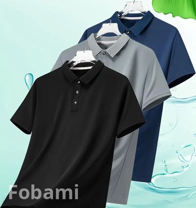 2pcs Men's Summer Shirts – Casual, Breathable & Stylish Color Block Design – Available on Fobami Market