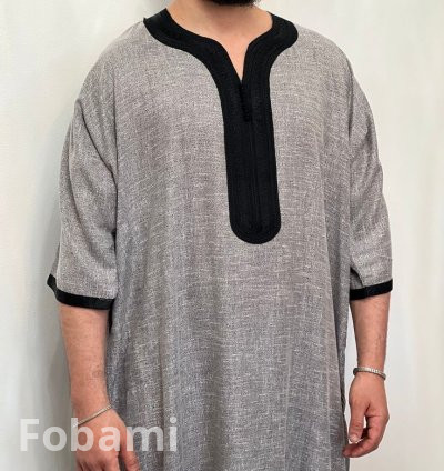 Moroccan linen Jalabia Jubbah, Thobe, kandora, Kaftan New Summer